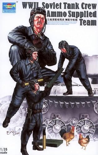 Trumpeter 00411 Modellbausatz Soviet Tank Crew Ammo Suppl.Team WWII Trumpeter 00411 Modellbausatz Soviet Tank Crew Ammo Suppl.Team WWII von Trumpeter