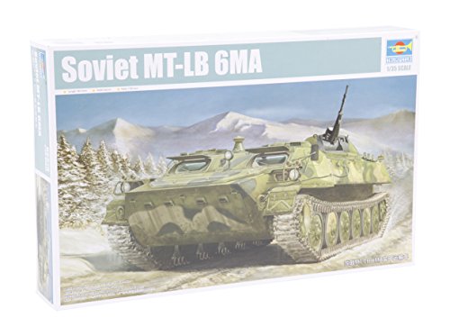 Trumpeter 1/35 MT-LB 6MA Modellbau, Hobby, Zusammenbau, detailliert, Plastikmodellbausatz, 1100+ Teile, Metall- und Photoätzteile, Kettenglieder, Teen, Young Adult, Adult Trumpeter 1/35 MT-LB 6MA Modellbau, Hobby, Zusammenbau, detailliert, Plastikmodellbausatz, 1100+ Teile, Metall- und Photoätzteile, Kettenglieder, Teen, Young Adult, Adult von Trumpeter