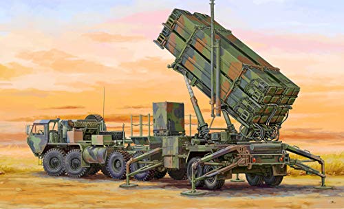 Trumpeter 007157 1/72 M983 HEMTT mit M901 Raketenwerfer MIM 104F Patriot, Mehrfarbig Trumpeter 007157 1/72 M983 HEMTT mit M901 Raketenwerfer MIM 104F Patriot, Mehrfarbig von Trumpeter