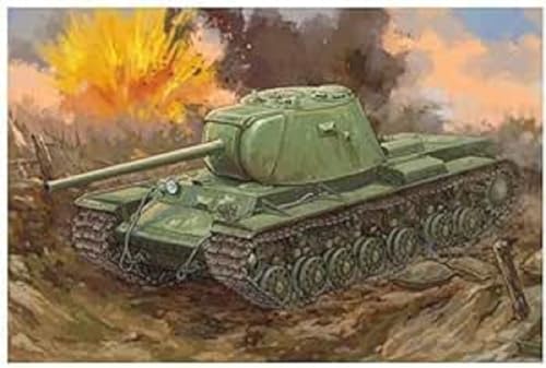 Trumpeter 009544 1/35 KV-3 Army Plastikmodellbausatz, Modelleisenbahnzubehör, Hobby, Modellbau, Mehrfarbig, Small von Trumpeter