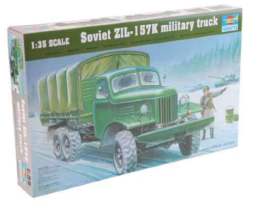 Trumpeter 01003 Modellbausatz ZIL-157K Soviet Military Truck w/Canvas von Trumpeter
