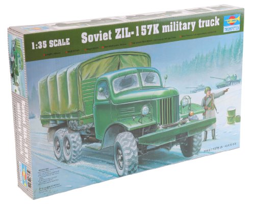 Trumpeter 01003 Modellbausatz ZIL-157K Soviet Military Truck w/Canvas Trumpeter 01003 Modellbausatz ZIL-157K Soviet Military Truck w/Canvas von Trumpeter