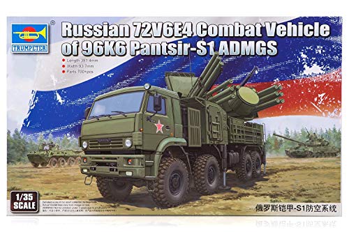 Trumpeter 01061 - Russian 72V6E4 Combat Unit of 96K6 Pantsir S1 Admgs with Rlm Soc S-Band Radar - Maßstab 1/35 - Modellbausatz von Trumpeter