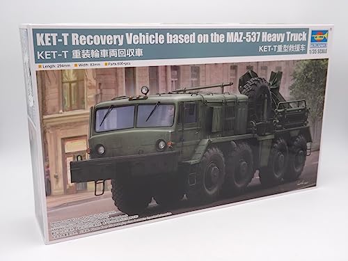 Trumpeter 01079 - Ket-T Recovery Vehicle Based On The Maz-537 Heavy Truck - maßstab 1/35 - Modellbausatz von Trumpeter