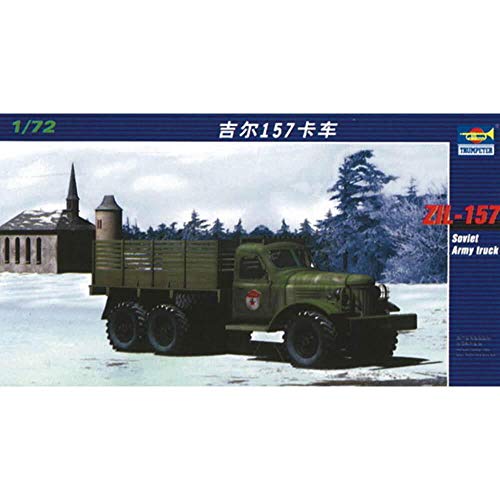 Trumpeter 01101 Modellbausatz Russischer LKW ZIL-157, grün, Mittel von Trumpeter