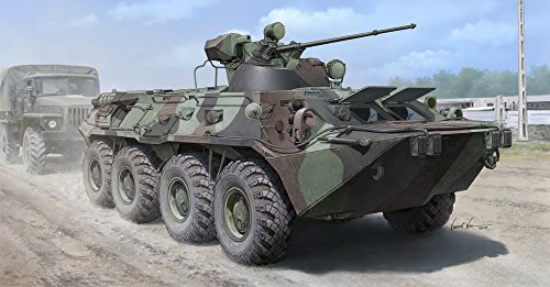 Trumpeter 01595 - Modellbausatz Russian BTR-80A APC, grün von Trumpeter