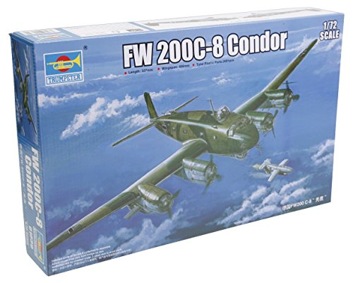 Trumpeter 01639 - Modellbausatz FW200 C-8 Condor, Blau, Grün, Silber Trumpeter 01639 - Modellbausatz FW200 C-8 Condor, Blau, Grün, Silber von Trumpeter