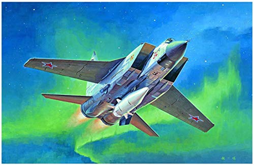 Trumpeter 001697 1/72 MiG 31 BM mit KH-47M2 Modellbausatz, Modellbauzubehör, Mehrfarbig von Trumpeter