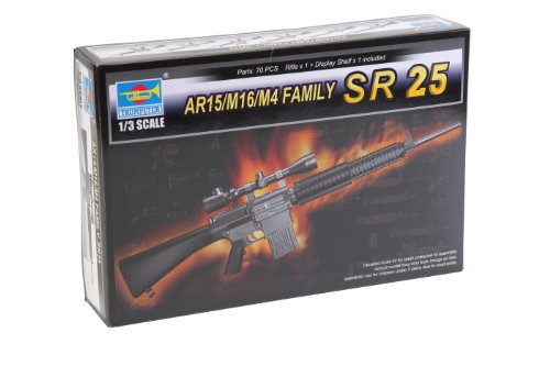 Trumpeter 01913 Modellbausatz AR15/M16/M4 FAMILY-SR25 von Trumpeter