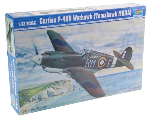 Trumpeter 02228 Modellbausatz Curtiss P-40B Warhawk, Mittel von Trumpeter