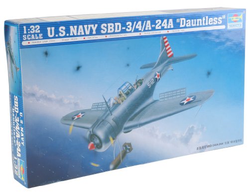 Trumpeter 02242 Modellbausatz SBD-3/4/A-24A Dauntless US Navy Trumpeter 02242 Modellbausatz SBD-3/4/A-24A Dauntless US Navy von Trumpeter