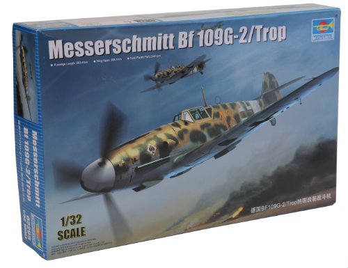 Trumpeter 02295 Modellbausatz Messerschmitt Bf 109G-2/Trop, Mittel von Trumpeter