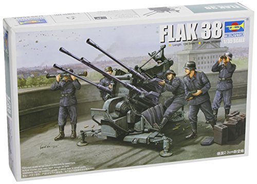 Trumpeter 02309 Modellbausatz FLAK 38 (German 2.0cm anti-aircraft guns, Mittel von Trumpeter