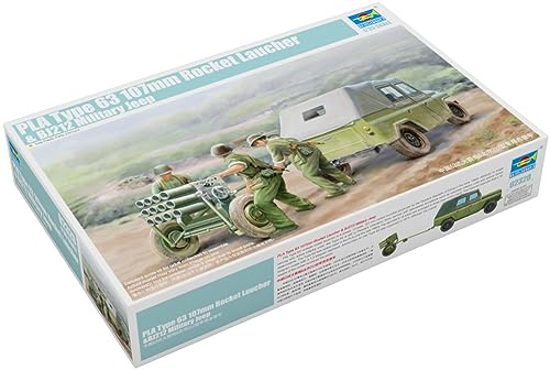 Trumpeter 02320 Modellbausatz PLA Type 63 107mm Rocket Launcher&B212 von Trumpeter
