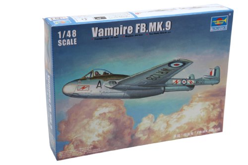 Trumpeter 02875 Modellbausatz Vampire FB.MK.9, Verschieden Trumpeter 02875 Modellbausatz Vampire FB.MK.9, Verschieden von Trumpeter