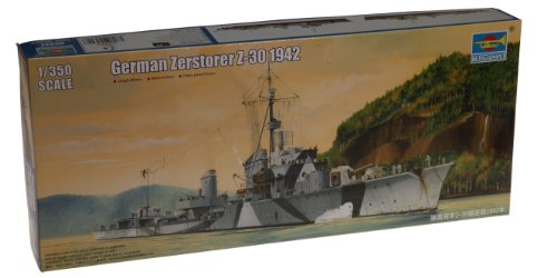 Trumpeter 05322 Modellbausatz German Zerstörer Z-30, 1942, Sortiert von Trumpeter