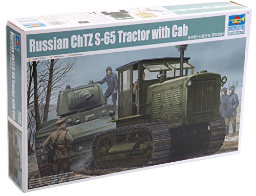 Trumpeter 05539 Modellbausatz Russian ChTZ S-65 Tractor with Cab1 von Trumpeter
