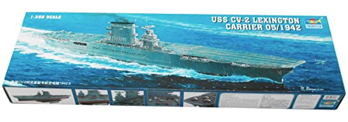 Trumpeter 05608 Modellbausatz Flugzeugträger USS Lexington CV 2 von Trumpeter