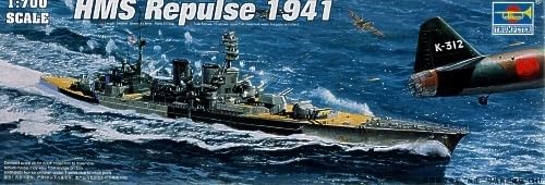 Trumpeter 05763 Modellbausatz HMS Repluse 1941 von Trumpeter