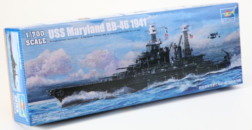 Trumpeter 05769 Modellbausatz USS Maryland BB-46 1941, Blau Trumpeter 05769 Modellbausatz USS Maryland BB-46 1941, Blau von Trumpeter