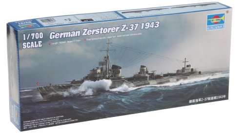 Trumpeter 05791 Modellbausatz German Zerstörer Z-37, 1943 von Trumpeter