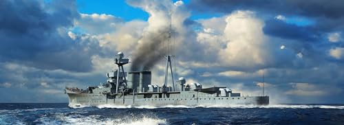 Trumpeter 756741 06741 HMS Calcutta - Scala 1/700 Kalkutta, Modellbausatz, Weiß Trumpeter 756741 06741 HMS Calcutta - Scala 1/700 Kalkutta, Modellbausatz, Weiß von Trumpeter