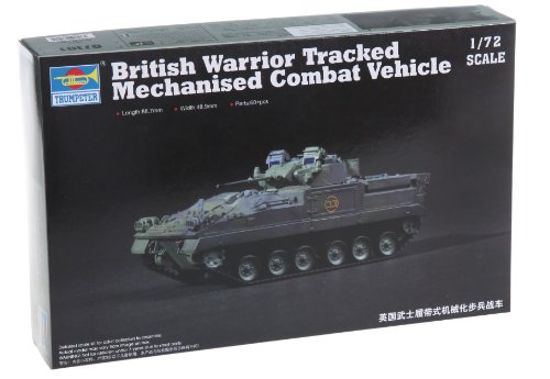 Trumpeter 07101 Modellbausatz British Warrior Tracked Mechanized Vehic von Trumpeter