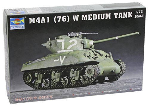 Trumpeter 07222 Modellbausatz M4A1 (76) W Tank von Trumpeter