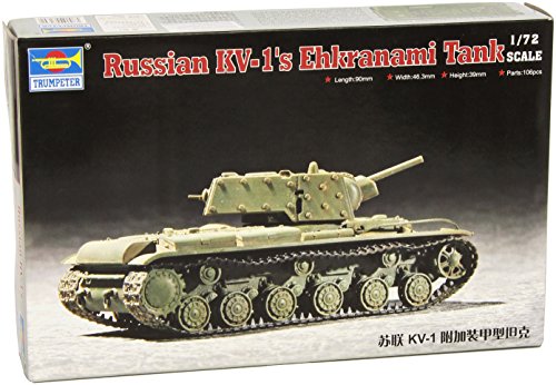 Trumpeter 07230 Modellbausatz Soviet KV-1S Ehkranami von Trumpeter