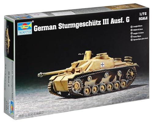 Trumpeter 07260 Modellbausatz German Sturmgeschütz III, Mittel von Trumpeter