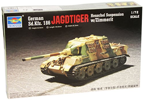 Trumpeter 07293 Modellbausatz German Sd.Kfz 186 Jagdtiger wZimmerit Trumpeter 07293 Modellbausatz German Sd.Kfz 186 Jagdtiger wZimmerit von Trumpeter
