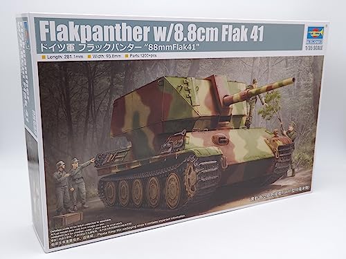 Trumpeter 009530 1/35 Flakpanzer mit Flak 41 Plastikmodellbausatz Trumpeter 009530 1/35 Flakpanzer mit Flak 41 Plastikmodellbausatz von Trumpeter