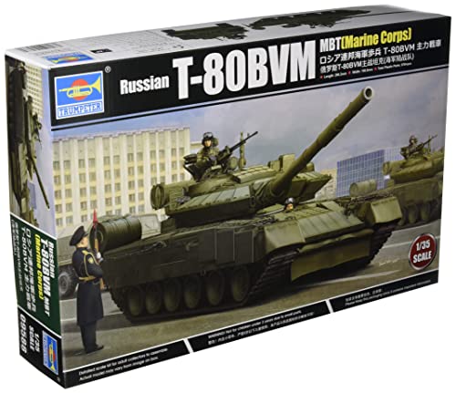 Trumpeter 09588 - Russian T-80Bvm MBT Marine Corps - maßstab 1/35 - Modellbausatz von Trumpeter