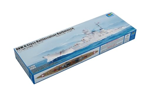 Trumpeter - 1/350 DKM Schlachtkreuzer Barbarossa - Plastikmodellbausatz, Weiß Trumpeter - 1/350 DKM Schlachtkreuzer Barbarossa - Plastikmodellbausatz, Weiß von Trumpeter