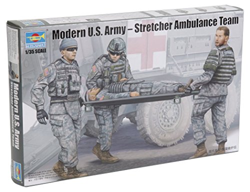 Trumpeter 430-1/35 modernes US Ambulanz-Team, Figuren, Verschieden von Trumpeter
