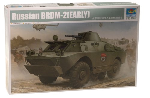 Trumpeter 5511 Modellbausatz Russian BRDM-2 early, Mittel, Grün, Braun von Trumpeter