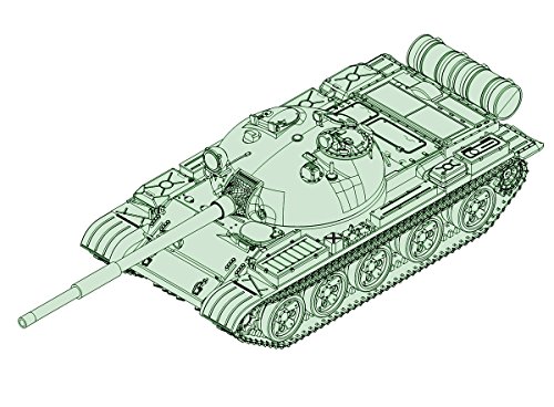 Trumpeter 757146 Russian T-62 Main Battle Tank Mod.1962 1/72 T62, Modell 1962" Modellbausatz, verschieden von Trumpeter