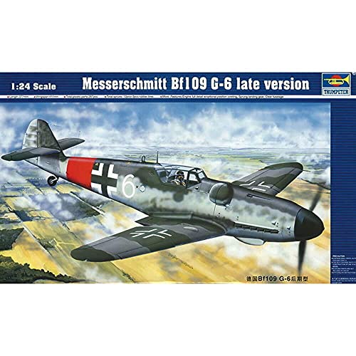 Trumpeter TRU02408 2408 Modellbausatz Messerschmitt Bf 109 G-6 späte Version von Trumpeter