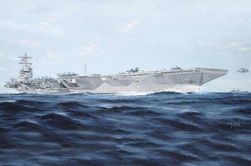 USS  Gerald R.Ford CVN-78 von Trumpeter