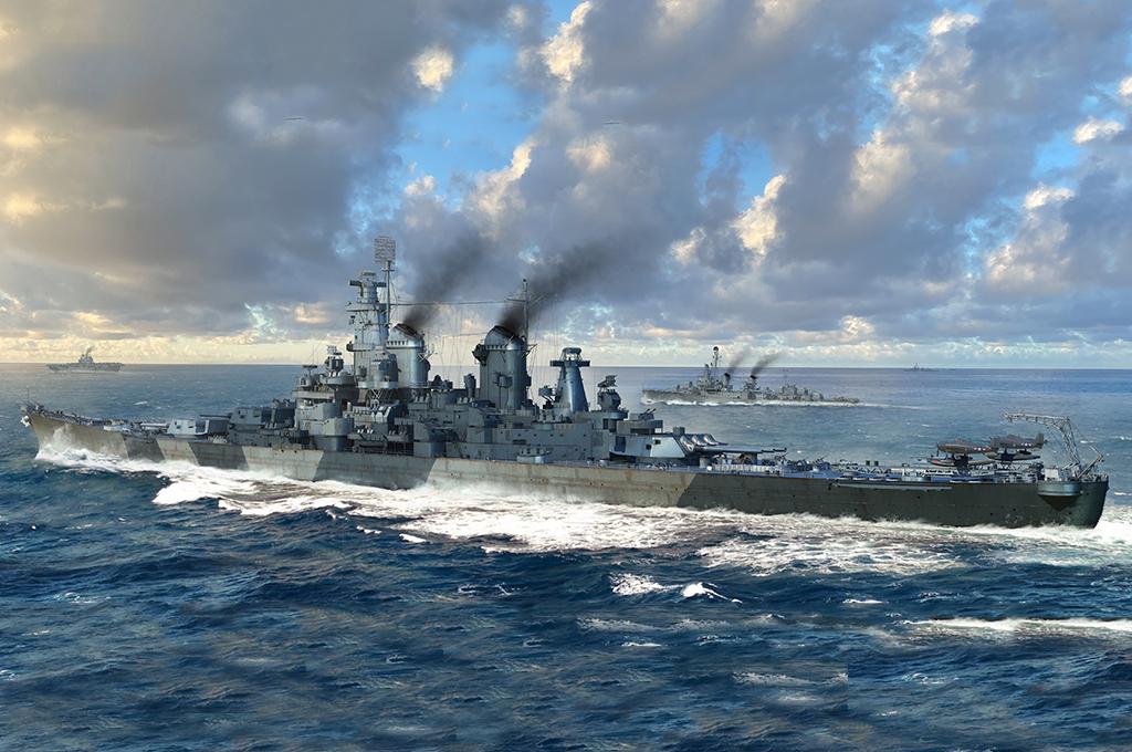 USS Iowa BB-61 USS Iowa BB-61 von Trumpeter