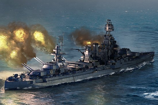 USS Texas BB-35 USS Texas BB-35 von Trumpeter