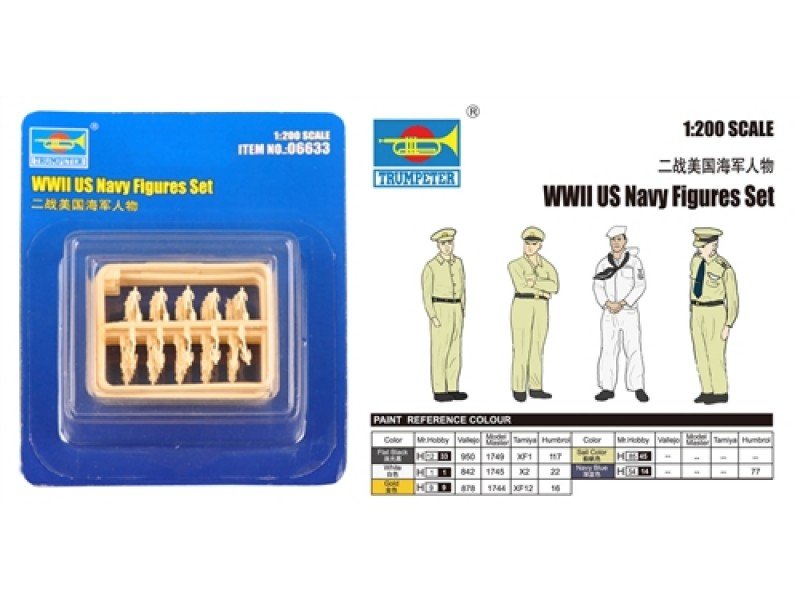 WWII US Navy Figures Set WWII US Navy Figures Set von Trumpeter