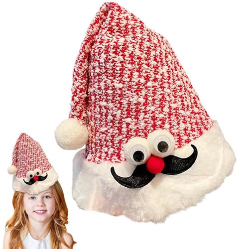 Trveqhk Niedliche Weihnachtsmütze für Kinder, niedliche rote Weihnachtsmütze mit Pailletten, Uni, Weihnachtsstoff, Hirschgeweih, Urlaubsdekoration für Erwachsene und Kinder Trveqhk Niedliche Weihnachtsmütze für Kinder, niedliche rote Weihnachtsmütze mit Pailletten, Uni, Weihnachtsstoff, Hirschgeweih, Urlaubsdekoration für Erwachsene und Kinder von Trveqhk