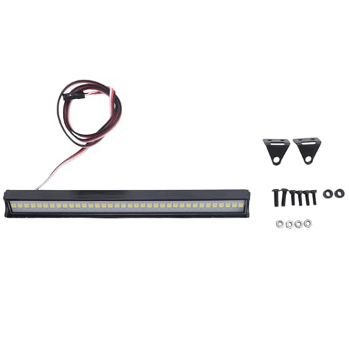 Tsadeer 150MM 36 LED Lichtleiste Dachlampe Lichter für Axial SCX10 90046 TRX4 Slash 1/8 1/10 RC Crawler Truck von Tsadeer