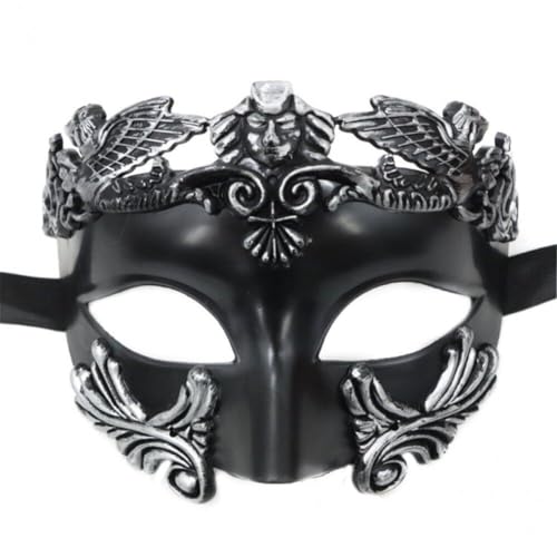 Tsffae Antike Griechische Römische Maskerade Maske Männer Venezianische Maske Hochzeit Ball Maske Mardi Gras Maske Hochzeit Ball Maske Cosplay Kostüm Zubehör von Tsffae
