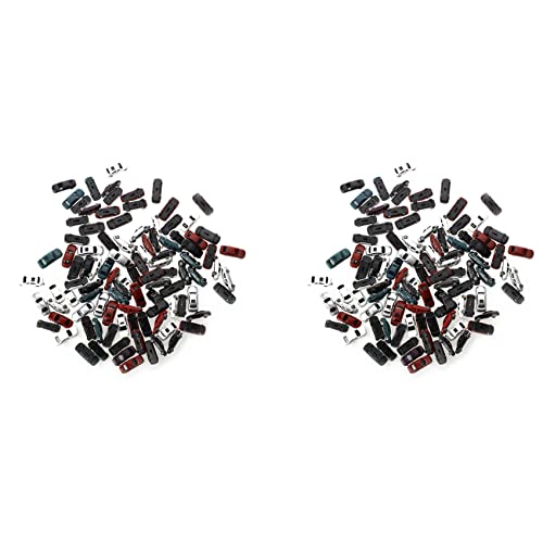 TsoLay 200 Stueck Auto Gemalt Modellautos BAU Bahn Layout Skala NZ (1 bis 200) C200-4 von TsoLay