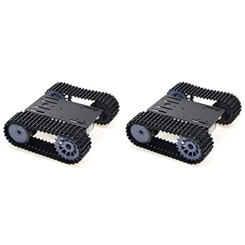 TsoLay 2X Smart Tank Auto Chassis Raupen Raupen Roboter Plattform mit Dual DC 12V Motor für DIY für T101-P / TP101 TsoLay 2X Smart Tank Auto Chassis Raupen Raupen Roboter Plattform mit Dual DC 12V Motor für DIY für T101-P / TP101 von TsoLay