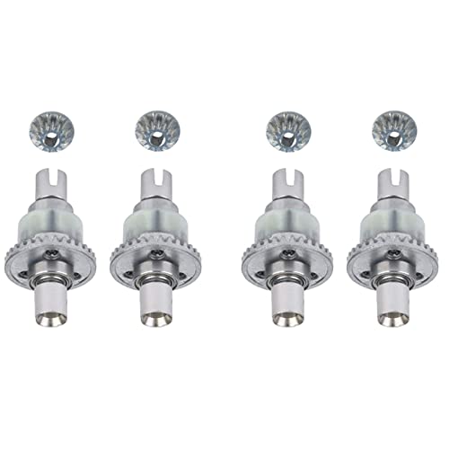 TsoLay 4 Set Metall Differential mit Kegelrad PX9300-07A für PXtoys Enoze 9300 9301 9302 9303 9304 1/18 RC Auto Ersatzteile von TsoLay