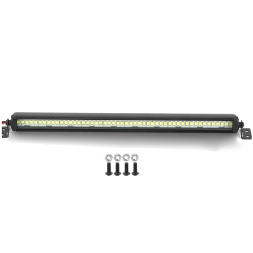 TsoLay Bright Light Bar 215mm for 1/10 RC Crawler Car Axial SCX10 90046-4 CC01 D90 Redcat Replacement Parts Accessories von TsoLay