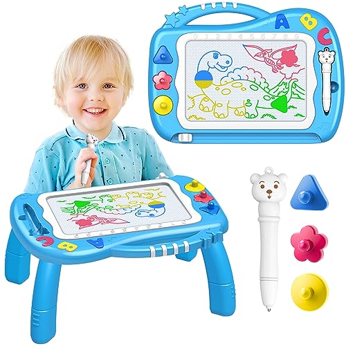 Zaubertafel, Magnetische Maltafel für Kinder ab 2-3 Jahre - Lernspielzeug und Geschenk für Jungen zur Einschulung und Weihnachten - Magnettafel Kinderspielzeug von Tsokize